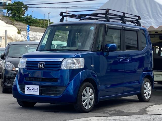 沖縄の中古車 ホンダ Ｎ－ＢＯＸ＋ 支払総額 54.9万円 リ済込 2012(平成24)年 8.8万km プレミアムダイナミックブルーパール