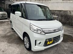 スズキ　スペーシアカスタム　ＧＳ　レーダーブレーキサポート装着車　アイドリングストップ　両側スライドドア