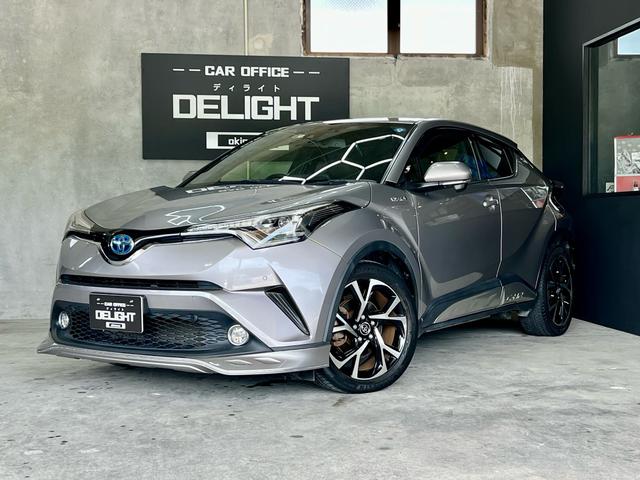 トヨタ Ｃ－ＨＲ Ｇ　ハイブリッド　純正エアロ　純正９型ナビ　ＬＥＤヘッドライト　１８インチアルミホイール　セーフティーセンス　レーダークルーズコントロール　プッシュスタート　キーレス　フォグランプ　バックカメラ