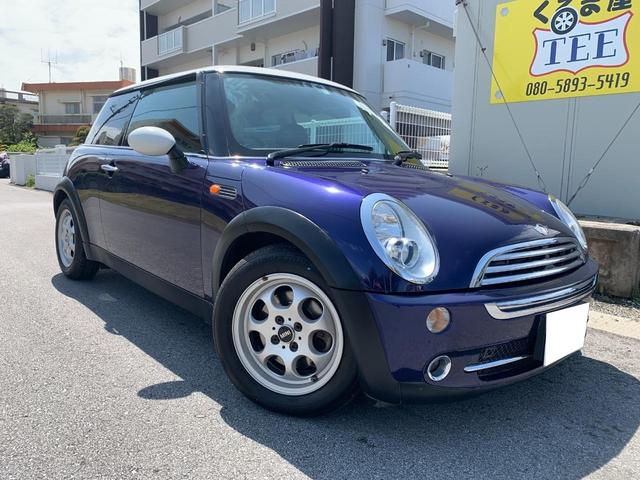 沖縄県の中古車ならＭＩＮＩ クーパー　本土仕入れ車両　ブラックアイパープルＭ　ルーフホワイト　ＥＴＣ