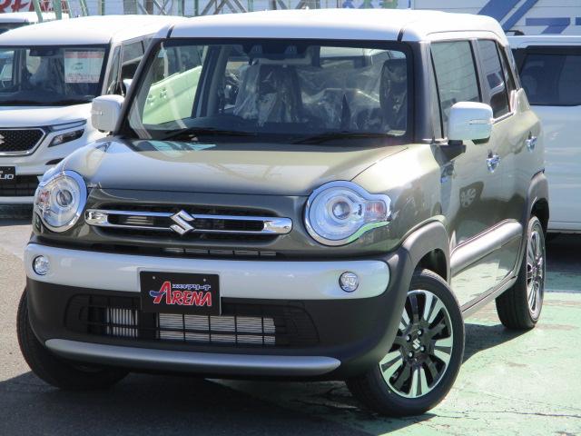 ハイブリッドＭＺ　試乗車・ブラウンアクセントパッケージ・全方位カメラパッケージ・カロッツエリアナビ・ブルートゥース・２トーンルーフ・ＬＥＤライト