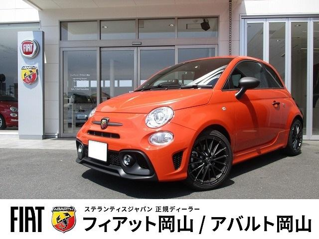 アバルト Ｆ５９５　認定中古車　新車保証継承　５速マニュアル　右ハンドル　純正１７インチアルミホイール　キセノンヘッドライト　アップルカープレイ　アンドロイドオート　Ｂｌｕｅｔｏｏｔｈ　キーレス　ＬＥＤデイライト