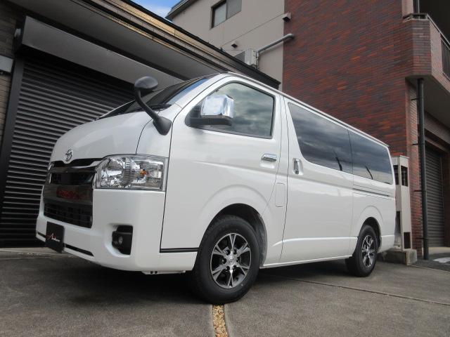 ハイエースバン(トヨタ) ロングスーパーＧＬ　ダークプライムＳ　１オーナー　禁煙車　屋内保管　デジタルミラー　ドライブレコーダー　両側電動スライドドア 中古車画像