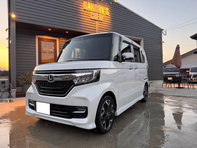 Ｎ−ＢＯＸカスタム(ホンダ) Ｇ・ＥＸターボホンダセンシング　助手席スーパースライドシート　アレルクリーンプラスシート　プラズマクラスター技術搭載フルオート・エアコンコンディショナー　プライムスムース＆トリコットコンビシート運転席助手席シートヒーター 中古車画像
