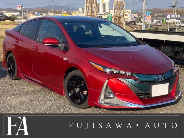 プリウスＰＨＶ(トヨタ) Ｓナビパッケージ　ソーラー充電　モデリスタ　ドラレコ　１１．６型ナビ　Ｂｌｕｅｔｏｏｔｈ　ＴＶ　バックカメラ　シートヒーター　ＡＣ１００Ｖ 中古車画像