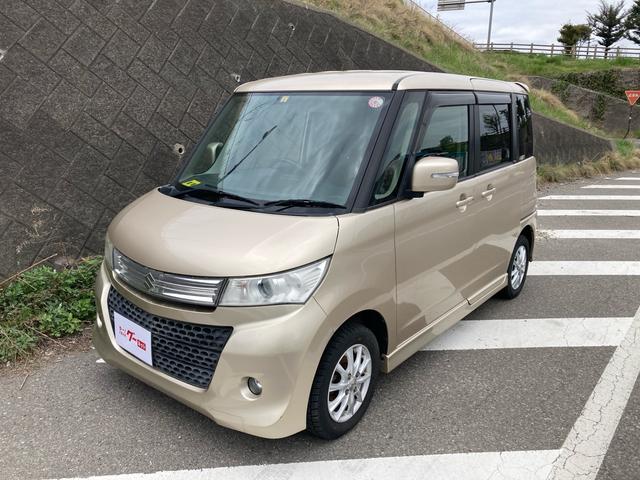 スズキ パレットＳＷ ＸＳ　４ＷＤ　バックモニター付ＡＭ／ＦＭラジオ・ＣＤプレーヤー　インパネＣＶＴ　車検令和７年２月　ＥＴＣ　左側電動スライドドア