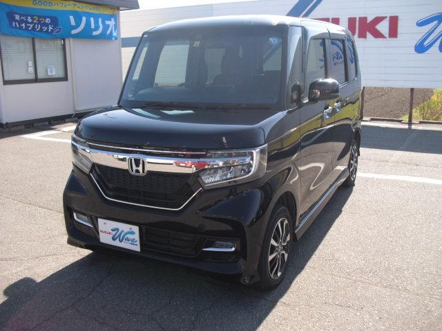 Ｎ－ＢＯＸカスタム Ｇ・ＥＸホンダセンシング　４ＷＤ　純正ナビ　フルセグ　バックカメラ　両側スライドドア　片側パワースライドドア　ＬＥＤヘッドライト　ＥＴＣ　シートヒーター　エンスタ　純正アルミホイール