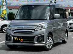 スズキ　スペーシアカスタム　ＧＳターボ　４ＷＤターボ　ナビ　ワンセグ