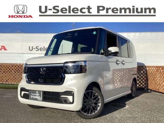 Ｎ−ＢＯＸカスタム(ホンダ) ターボ　フルセグナビ／ブルートゥース／ホンダコネクト　　　　　　　　　　　　　　　　　　ドラレコ（前後）　シートヒーター（前席）　パドルシフト　ホンダセンシング　ＬＥＤヘッド 中古車画像
