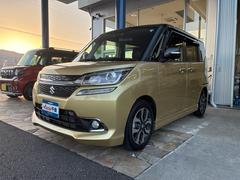 ソリオバンディット Fリミテッド デュアルカメラブレーキサポート 全方位モニター付メモリーナビ装着車 2WD 1オーナー 走行80744キロ フルセグTV Bluetooth対応 ETC CVT 両側電動スライドドア 記録簿 禁煙車 中古車画像