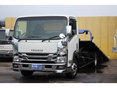 いすゞ　エルフトラック　超ロング　３．５５ｔ　積載車　５．２ターボ