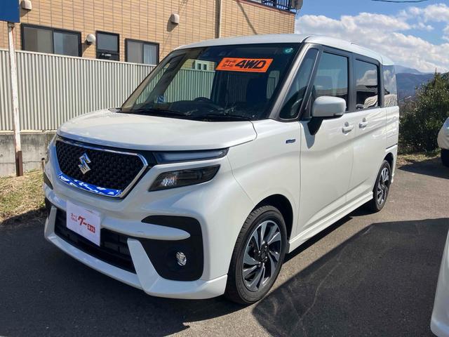 ハイブリッドＭＶ　４ＷＤ　バックカメラ　８インチナビ　ＴＶ　クリアランスソナー　オートクルーズコントロール　レーンアシスト　衝突被害軽減システム　両側電動スライドドア　オートライト　ＬＥＤヘッドランプ　スマートキー
