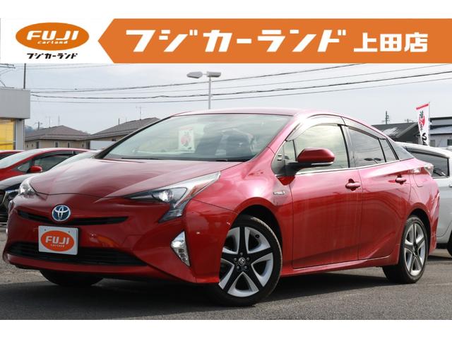 プリウス トヨタ ｓツーリングセレクション ４ｗｄ ハイブリッド ナビ フルセグｔｖ シートヒーター バックカメラ 横滑り防止装置 オートエアコン アルミホイール スマートキー 車両接近通報装置 長野県 ｓツーリングセレクション ４ｗｄ ハイブリッド ナビ フルセグ