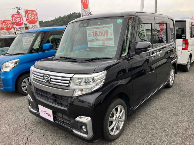 タント(ダイハツ) カスタムＸ　ＳＡＩＩＩ　４ＷＤ　ＥＴＣ　バックカメラ　両側スライド・片側電動　ＴＶ　クリアランスソナー　衝突被害軽減システム　オートマチックハイビーム　ＬＥＤヘッドランプ　スマートキー　アイドリングストップ　シートヒーター 中古車画像