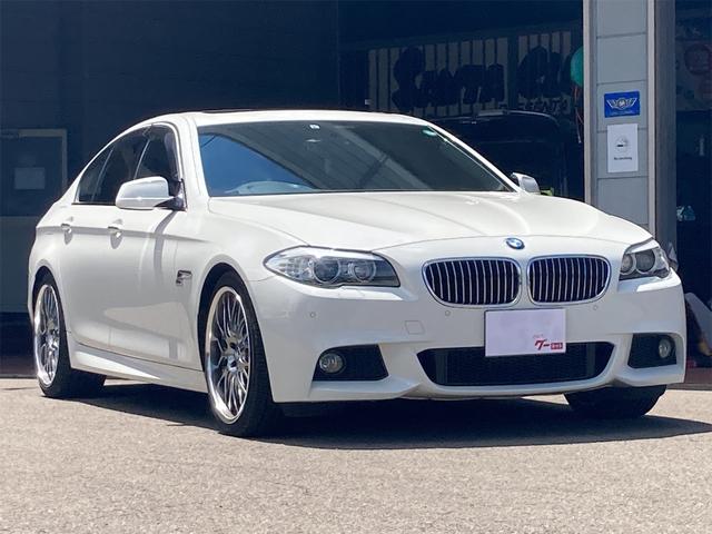 ５シリーズ ｂｍｗ ５２３ｉ ｍスポーツパッケージ ディーラー車 右ハンドル 修復歴無し マーベリック２０インチアルミホイール サンルーフ 走行距離４６１５７キロ ｂｍｗ純正ナビ バックカメラ ｅｔｃ スマートキー プッシュスタート 車検２０２２年３月 長野県