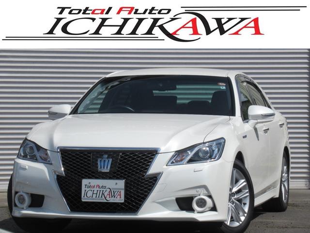 アスリートG ハイブリッド車・純正ナビ・フルセグTV・BTオーディオ・バックカメラ・クルーズコントロール・レザーシート・ETC・オートエアコン・17インチアルミホイール(1枚目)