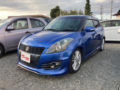 スイフトスポーツ ベースグレード 6速マニュアル クルーズコントロール プッシュスタート スマートキー 横滑り防止 オートライト オートエアコン 盗難防止システム ABS Wエアバッグ アルミ フル装備 走行距離19.6万キロ 中古車画像