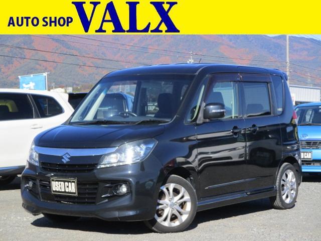 ソリオバンディット(スズキ) ＤＪＥ　レーダーブレーキサポート２　４ＷＤ　Aftermarketナビ　ＴＶ　ＥＴＣ　バックカメラ　クルーズコントロール　プッシュスタート　両側パワースライド　前席シートヒーター　ＨＩＤ　フォグ　純正アルミ　オイル交換済み 中古車画像