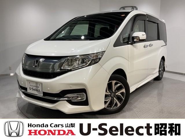 ステップワゴンスパーダ(ホンダ) スパーダホンダセンシング 盗難防止 助手席エアバッグ Wパワスラ 地デジ サイドエアバッグ ベンチシート LEDライト 横滑り防止システム オートエアコン リアカメラ ナビ&TV 三列シート スマ鍵 中古車画像