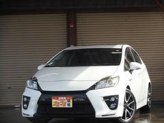 プリウス Sツーリングセレクション・G’s 純正SDナビ・フルセグ(Bluetooth対応)バックカメラ クルーズコントロール 純正18インチアルミ ETC車載器 ステアリングスイッチ 中古車画像