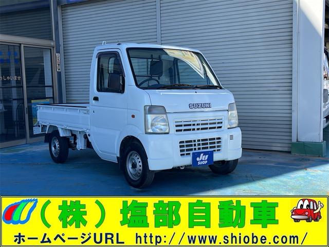 キャリイトラック(スズキ) ＫＣパワステ　地域限定車　４ＷＤ　５速マニュアル車　荷台ゴムマット　ゲートプロテクター　鳥居アングル 中古車画像