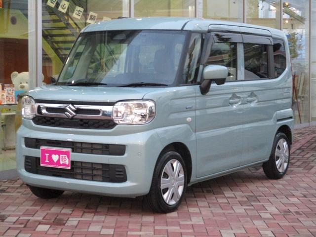 スペーシア(スズキ) ハイブリッドX ワンオーナー/禁煙車/衝突回避ブレーキシステム/両側パワースライドドア/ナビ/フルセグTV/バックモニター/シートヒーター/オートエアコン/レーンアシスト/盗難防止システム/衝突安全ボディ/LED/ 中古車画像