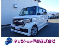 N-BOXカスタム Lターボ SDナビ ETC バックカメラ フルセグ USB端子 衝突被害軽減ブレーキ クリアランスソナー LEDヘッドライト 両側電動スライドドア スマートキー ロングラン保証 中古車画像