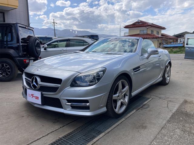 ＳＬＫ(メルセデス・ベンツ) ＳＬＫ２００ＭＴ　ＡＭＧスポーツパッケージ　６速マニュアル車　ＡＭＧ１８インチアルミホイール　ガラスバリオルーフ　本革シート　シートベンチレーター＆シートヒーター 中古車画像