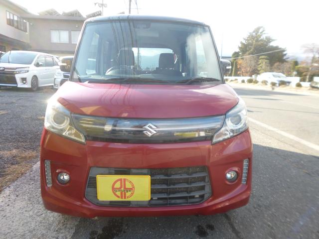 スペーシアカスタム(スズキ) ＸＳ　夏冬タイヤ付　衝突軽減装置付　両側電動スライドドア　タイミングチェーン　プッシュスタート　ハーフレザーシート　シートヒーター　ナビＴＶ　Ｂｌｕｅｔｏｏｔｈ　ＥＴＣ 中古車画像