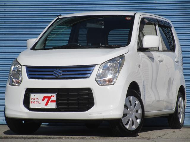 ワゴンＲ(スズキ) ＦＸ　アイドリングストップ　エネチャージ　ＴＶ＆ナビ　Ｂｌｕｅｔｏｏｔｈ　フルオートエアコン　ＣＤプレイヤー　ＡＭ＆ＦＭラジオ　キーレス　パワーステアリング　禁煙車　整備記録簿 中古車画像