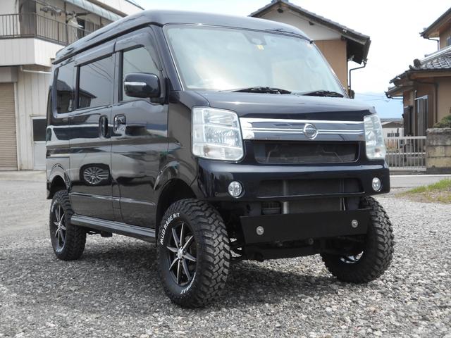 日産 ＮＶ１００クリッパーリオ Ｇ　４ＷＤ　４インチリフトアップ　大径ＭＴタイヤ