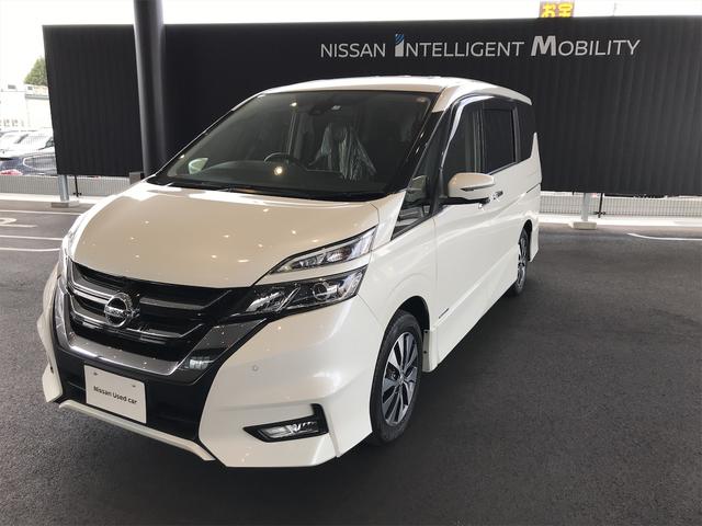 日産 セレナ ハイウェイスター　ＶセレクションＩＩ　ワンオ－ナ－　ＥＴＣ　全周囲カメラ　ナビ　ＴＶ　オートクルーズコントロール　パークアシスト　衝突被害軽減システム　両側電動スライドドア　　ＬＥＤヘッドランプ　スマートキー　アイドリングストップ