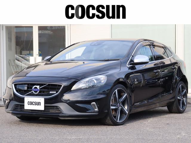 Ｖ４０ Ｔ５　Ｒデザイン　ワンオーナー　アイシン６速オートマチックトランスミッション　オフブラック本革シート　シルクメタルドアミラーカバー　ナビ　アイドリングストップ　スポーツマフラー　ブラインドスポットモニター　禁煙車（1枚目）