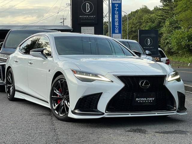 レクサス LS LS500 Fスポーツ 法人1オーナ TRDエアロ