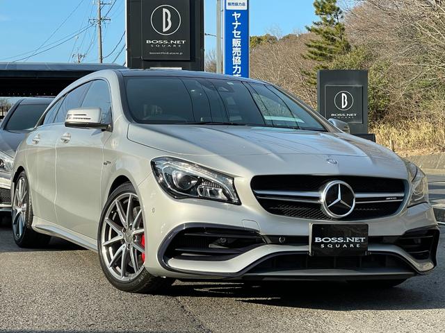 ＣＬＡクラス シューティングブレーク ＣＬＡ４５　４マチック　シューティングブレーク　・後期モデル・法人２オーナー・車検付き・走行１．１万ＫＭ・ポーラシルバーＭ／黒革シート・パノラマルーフ・レーダーセーフテイ・レーンキープ・ＨＤＤ＆テレビ・ブルートゥース・キー２本