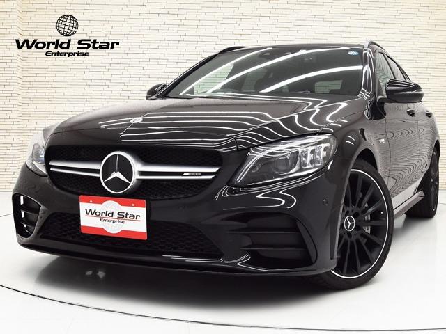 Ｃクラスステーションワゴン(AMG) Ｃ４３　４マチック　ステーションワゴン　パノラマＳＲ　ＡＭＧ１９インチマルチスポークＡＷ　ブラックレザーシート　シートＨ 中古車画像