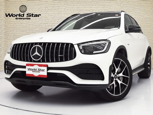 メルセデスＡＭＧ ＧＬＣ ＧＬＣ４３　４マチック　レザーエクスクルーシブＰＫＧ　パノラマＳＲ　ブラック本革シート　前後シートＨ　Ｆベンチレーター　エアバランスＰＫＧ　レーダーセーフティＰＫＧ　ブラックアッシュウッドインテリアトリム　パワーテールゲート