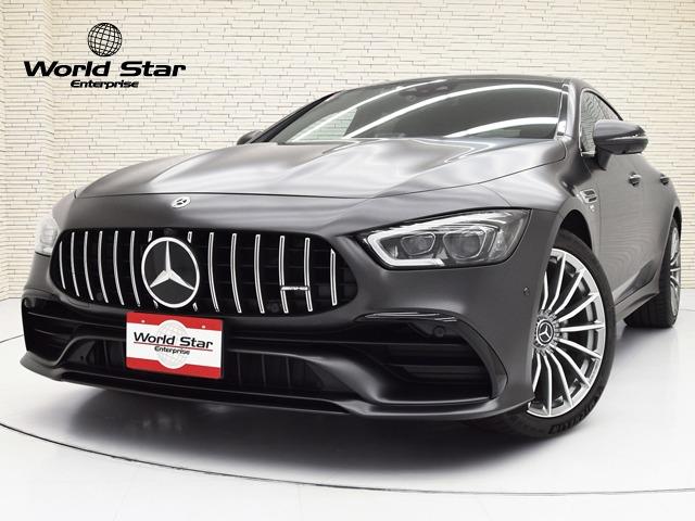 メルセデスＡＭＧ ＧＴ ４ドアクーペ ４３　４マチック＋　ライドコントロール＋パッケージ　ＯＰ１８２　ＡＭＧライドコントロール＋エアサス　ＡＭＧ２０ｉｎＡＷ　パノラマＳＲ　ブルメスターサウンド　ヘッドアップＤ　レーダーセーフティＰＫＧ　エアバランスＰＫＧ　前後シートＨ　３６０°カメラ