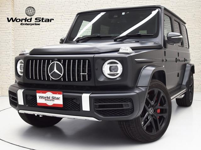 メルセデスＡＭＧ Ｇクラス Ｇ６３　ＯＰ２２０　マヌファクトゥーアプログラム＋　Ｇマヌファクトゥーアインテリア＋ＰＫＧ　ＡＭＧ２１ｉｎＡＷ　ボディ同色スペアタイヤリング　グレーブラックツートンレザーシート　フルレザー仕様　３６０°カメラ