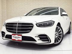Sクラス S500 4マチックロング AMGライン OP259 リアコンフォートPKG ドライバーズPKG ARヘッドアップD 3DコックピットD ベージュレザー 前後シートH&ベンチレーター エアバランスPKG パノラマSR AMG20inAW 禁煙 中古車画像