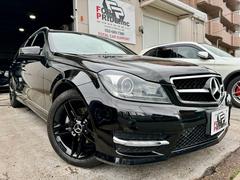 メルセデス・ベンツ　Ｃクラスステーションワゴン　Ｃ２００ブルーエフィシェンシーワゴンアバンＧ　ＡＭＧスポーツＰＫＧ　Ｃ６３風グリル　シルバーキャリパー＆ＡＭＧステッカー