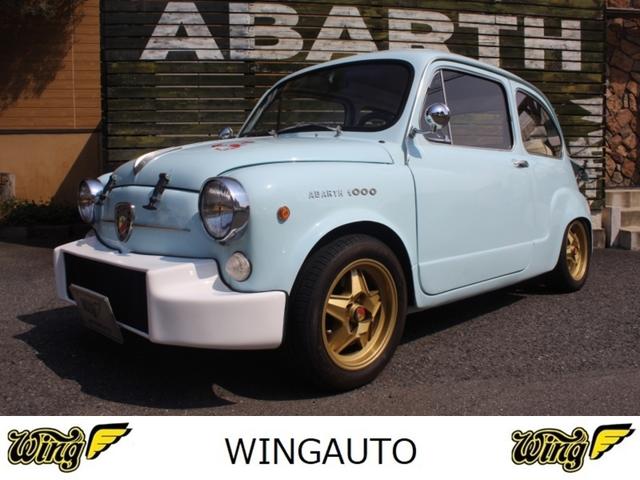 　ＦＩＡＴ６００Ｄ　ＡＢＡＲＴＨ１０００ＴＣ仕様　当社にてオーバーホール、下回り仕上げ・ＷＥＢＥＲツインキャブ・イエーガーメーター・１３インチＡＷ・ラジエーターＯＨ・ブレーキＯＨ・新品ブッシュ