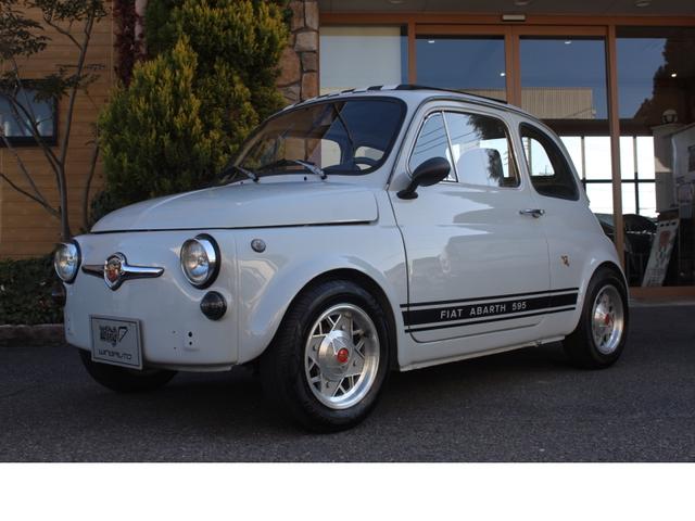 チンクチェント 　ＦＩＡＴ５００　ＡＢＡＲＴＨ　５９５仕様　自社輸入車輛・Ｄａｎｇｅｌｏ　ｍｏｒｏｒｉ・」ストラットサス・ＡＢＡＲＴＨオイルパン・リアローダウンコイル・ＡＢＡＲＴＨ　１２インチＡＷ・ＡＢＡＲＴＨメーター（1枚目）