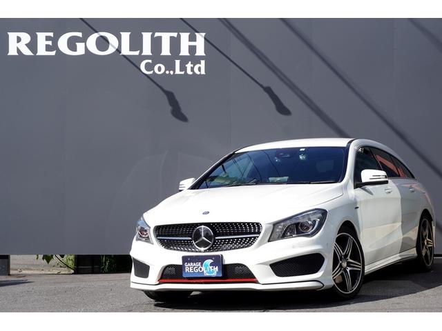 ＣＬＡ２５０シュポルト４マチックシュティングブレーク　ＡＭＧレザーエクスクルーシブＰＫＧ　黒革　赤ステッチ　赤シートベルト　ナビ　地デジＴＶ走行中可　ＤＶＤ　ブルートゥース　バックカメラ　メモリーパワーシート　シートヒーター　オートリアゲート　スペアキー