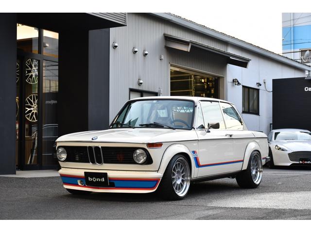 ＢＭＷ ２００２ＴＵＲＢＯ　ＨＲＥホイール　ローダウン　レストア済み　クラー付き　パイオニアスピーカー