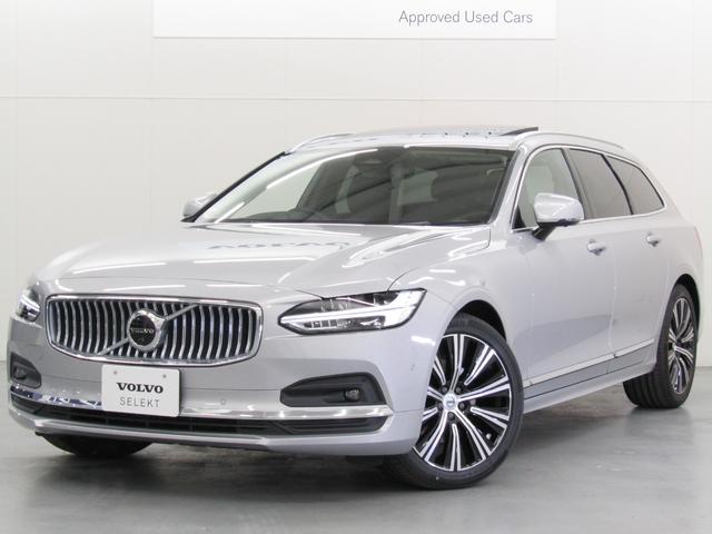 ボルボ Ｖ９０ アルティメット　Ｂ５　登録済未使用車　電動パノラマガラスサンルーフ　全車速追従クルーズコントロール　パイロットアシスト　Ｇｏｏｇｌｅナビゲーション　３６０度ビューモニター