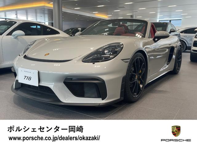 718スパイダー（ポルシェ）７１８スパイダー　ポルシェセラミックコンポジットブレーキ　インテリアパッケージスパイダークラシック　２０インチ７１８Ｓｐｙｄｅｒホイールサテンブラック塗装仕上げ　ＬＥＤヘッドライト　ＰＤＬＳＰｌｕｓ 中古車画像