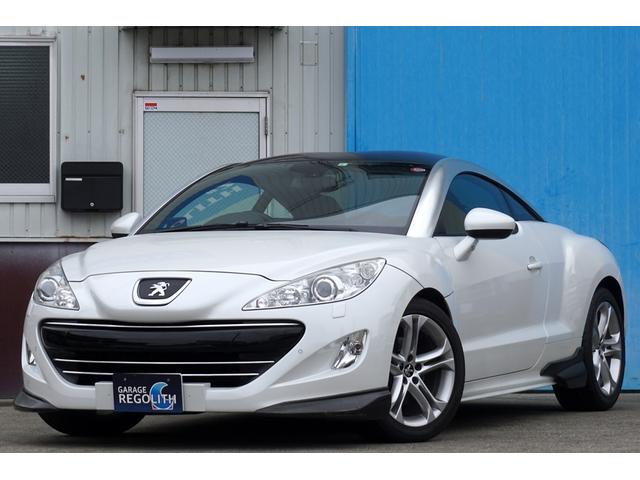 プジョー ｒｃｚベースグレード ユーザー様下取車 カーボンフルエアロ 黒革シート 外メモリーナビ 地デジフルセグｔｖ 走行中可 リアビューカメラ パーキングセンサー ｅｔｃ バイキセノンの中古車 車体価格 8万円 13 平成25 年式 走行10 2万キロ 車体色ホワイト 愛知