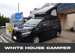 ヴォクシー  キャンピングカー/ホワイトハウスキャンパー/国内架装/ポップアップルーフ/エアヒーター/サブバッテリー/CTEK走行自動充電システム/DC12V室内ソケット/64ネット/キャリア 中古車画像