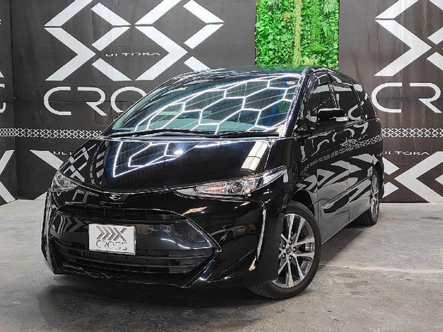 エスティマ(トヨタ) アエラス　プレミアム　エスティマ　アエラス　両側パワースライド　純正ナビ　ＣＤ　ＤＶＤ　ＳＤ　ＴＶ　Ｂｌｕｅｔｏｏｔｈ　バックカメラ　後席モニター　トヨタセーフティセンス　７人乗り 中古車画像